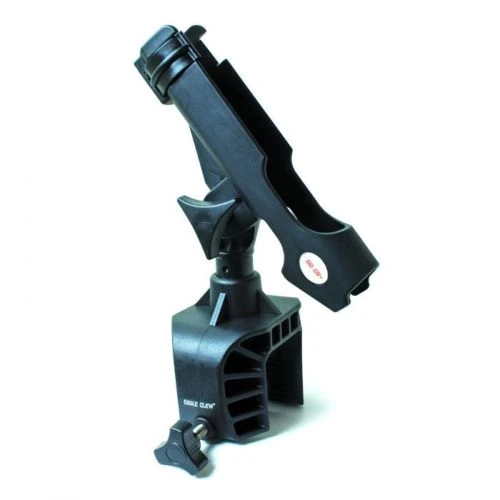 Eagle Claw Deluxe Aluminum Boat Clamp-On Rod Holder 1 Eagle Claw Deluxe Aluminum Boat Clamp-On Rod Holder