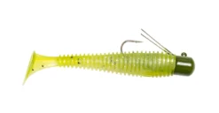 Lunkerhunt Pre-Rigged Finesse Swimbait 3 Inch Paddle Tail Swimbait 12 Lunkerhunt Pre-Rigged Finesse Swimbait 3 Inch Paddle Tail Swimbait -Fishing Equipment 31535656370265
