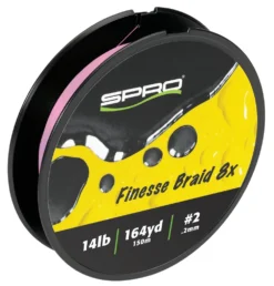 SPRO Finesse Braid 8x Flash Pink 164 Yards -Fishing Equipment 39781706137689