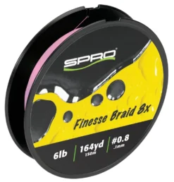 SPRO Finesse Braid 8x Flash Pink 164 Yards -Fishing Equipment 39781706203225