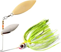 Booyah Double Willow Blade Spinnerbait -Fishing Equipment BYBW38646 chartwhiteshad