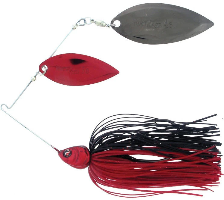 River2Sea Ish Monroe Bling Double Willow Spinnerbait 1/2 Oz. 3 River2Sea Ish Monroe Bling Double Willow Spinnerbait 1/2 Oz. - Image 3