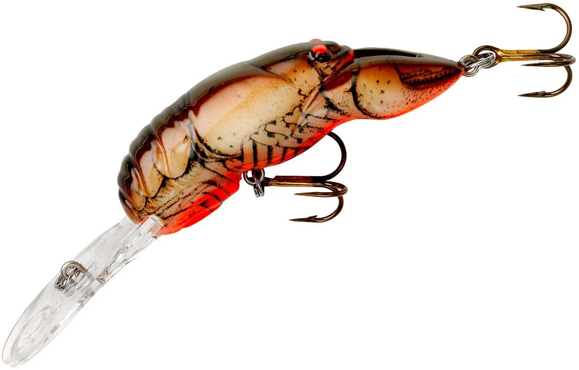 Rebel Deep Wee Crawfish Lure 2 3/8 Inch Medium Diving Crankbait 1 Rebel Deep Wee Crawfish Lure 2 3/8 Inch Medium Diving Crankbait