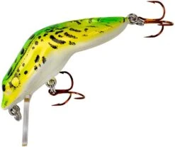 Rebel Teeny Wee Frog 1 1/2 Inch Ultralight Waking Crankbait 5 Rebel Teeny Wee Frog 1 1/2 Inch Ultralight Waking Crankbait -Fishing Equipment F7079