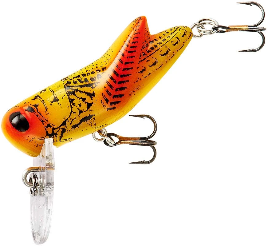 Rebel Crickhopper 1 1/2 Inch Ultralight Waking Crankbait 7 Rebel Crickhopper 1 1/2 Inch Ultralight Waking Crankbait - Image 7