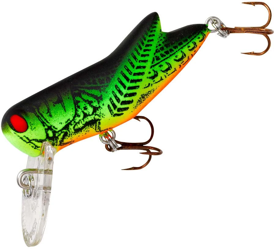 Rebel Crickhopper 1 1/2 Inch Ultralight Waking Crankbait 3 Rebel Crickhopper 1 1/2 Inch Ultralight Waking Crankbait - Image 3