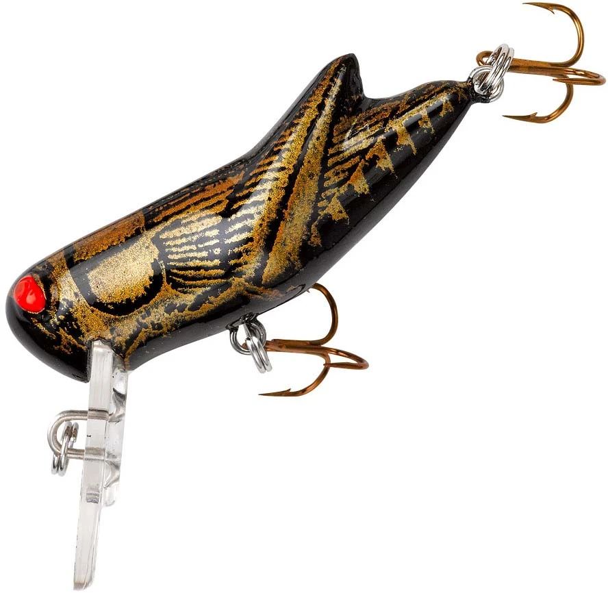 Rebel Crickhopper 1 1/2 Inch Ultralight Waking Crankbait 1 Rebel Crickhopper 1 1/2 Inch Ultralight Waking Crankbait