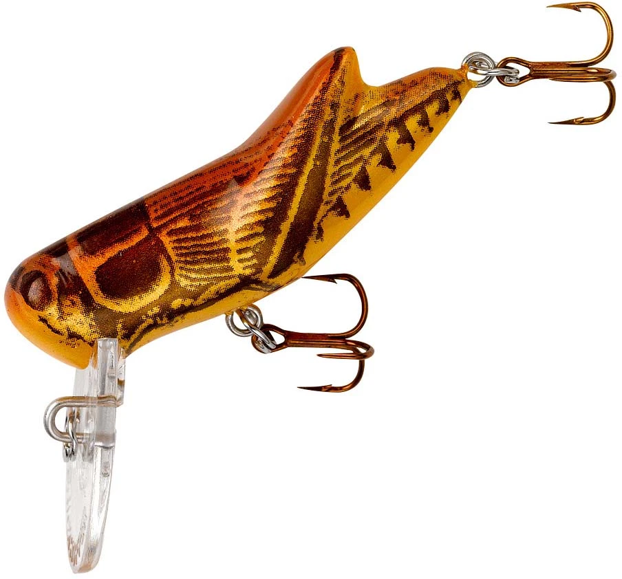 Rebel Crickhopper 1 1/2 Inch Ultralight Waking Crankbait 2 Rebel Crickhopper 1 1/2 Inch Ultralight Waking Crankbait - Image 2