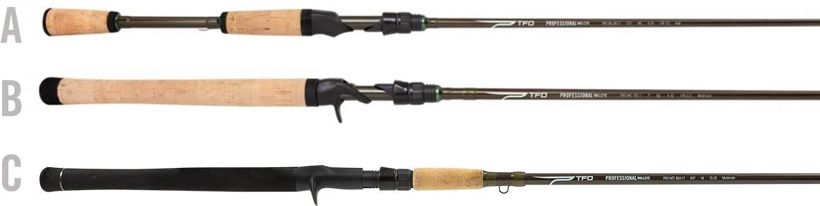 Temple Fork Outfitters Professional Walleye Spinning Rods 11 Temple Fork Outfitters Professional Walleye Spinning Rods - Image 11