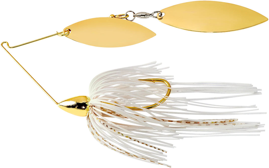 War Eagle Double Willow Gold Frame Spinnerbait 3 War Eagle Double Willow Gold Frame Spinnerbait - Image 3