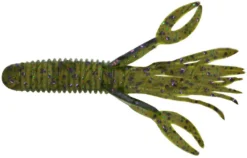 Big Bite Baits Craw Tube 4 Inch Soft Plastic 8 Pack -Fishing Equipment ct 2017